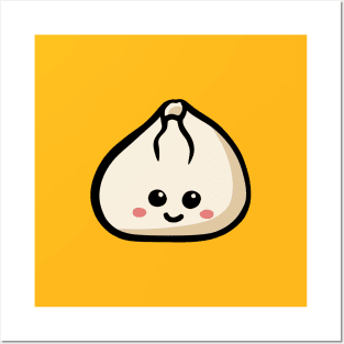 Happy Bao Kawaii Dumpling Posters and Art